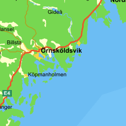 Örnsköldsvik - karta på Eniro