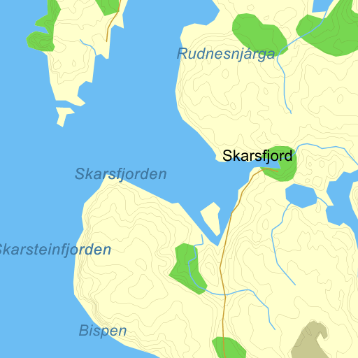 Breivikeidet på Gule Siders kart
